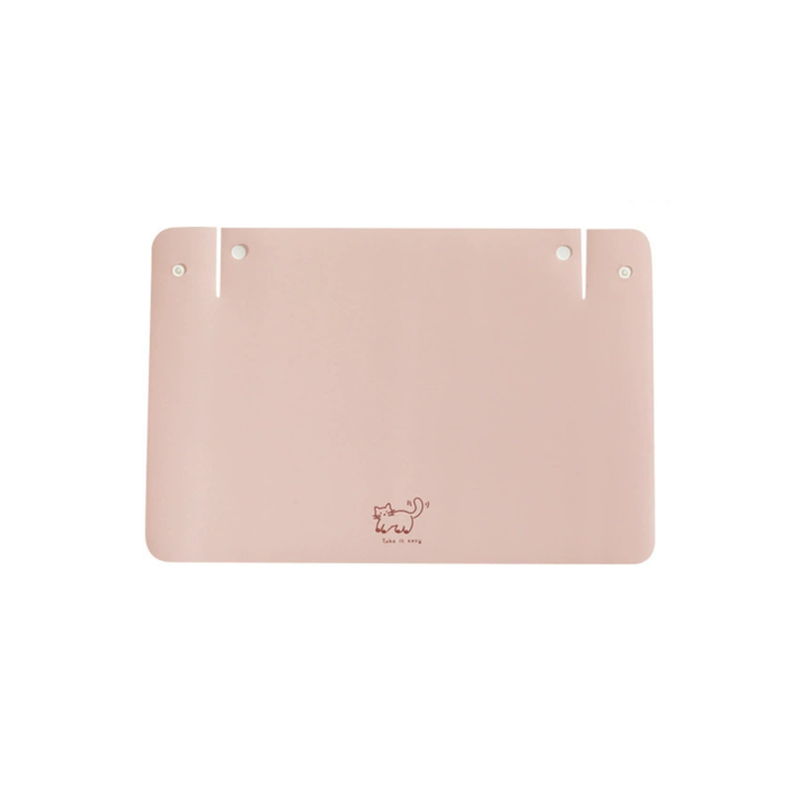 Foldable Semi-Enclosed PU Leather Pet Food Mat