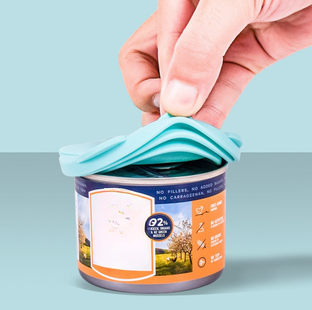 Paw-Shaped Silicone Can Lid &amp; Feeding Spoon (Available Saperately)