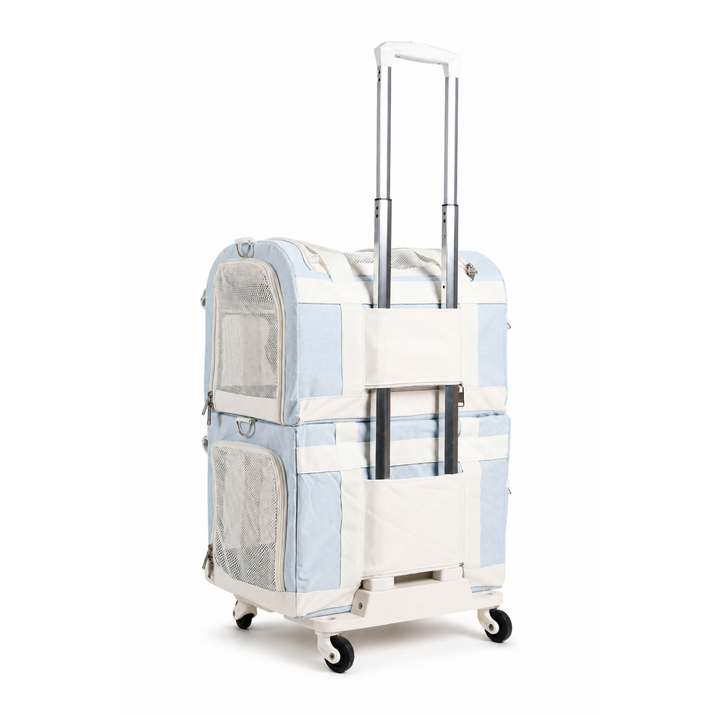 Double-Decker Detachable Pet Carrier Stroller