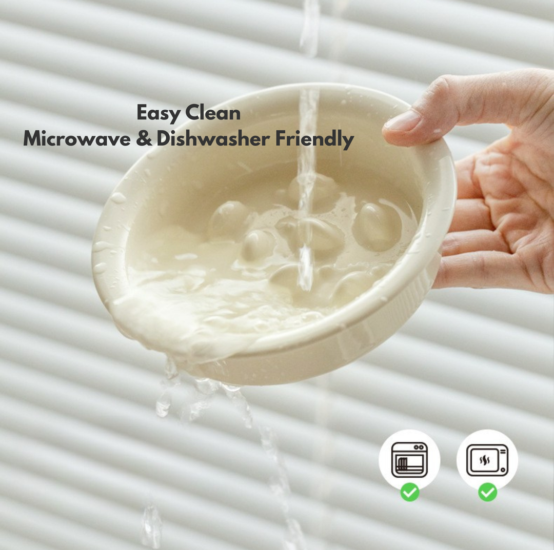 Little Fish Ceramic Slow Feeder Bowl for Cats &amp; Small Dogs