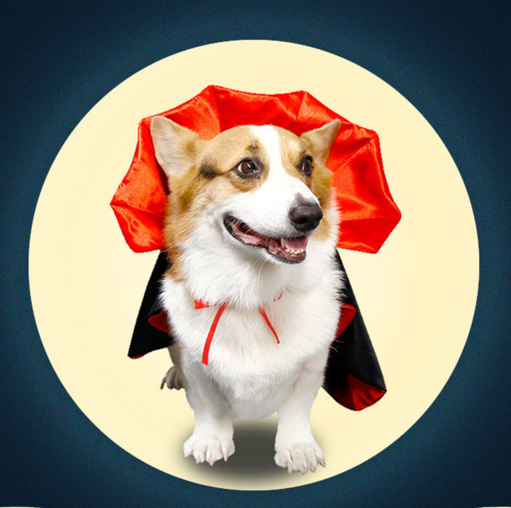 Halloween Vampire Cape for Cats and Dogs