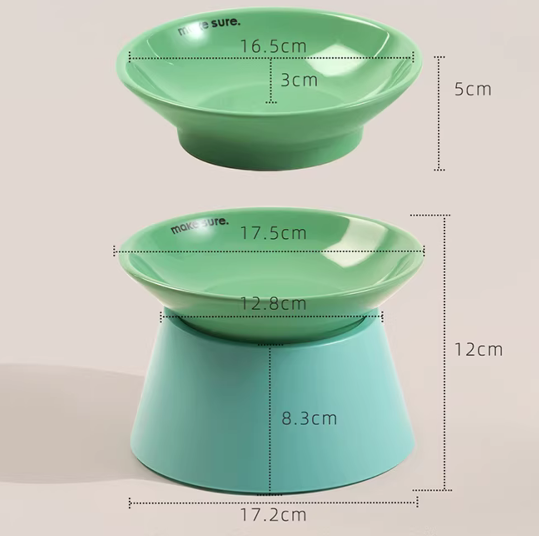 Makesure Tawa Elevated Ceramic Pet Bowl