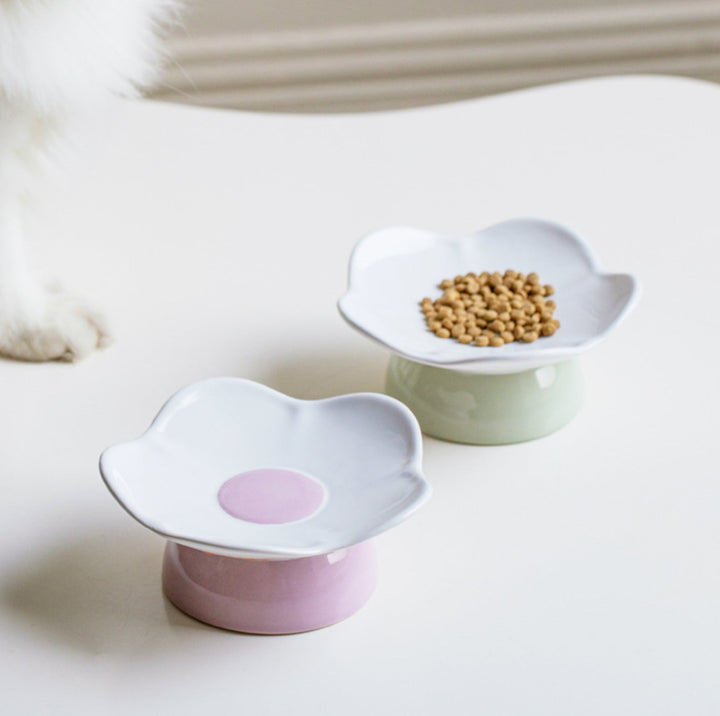 Sweet Flower Pet Ceramic Bowl