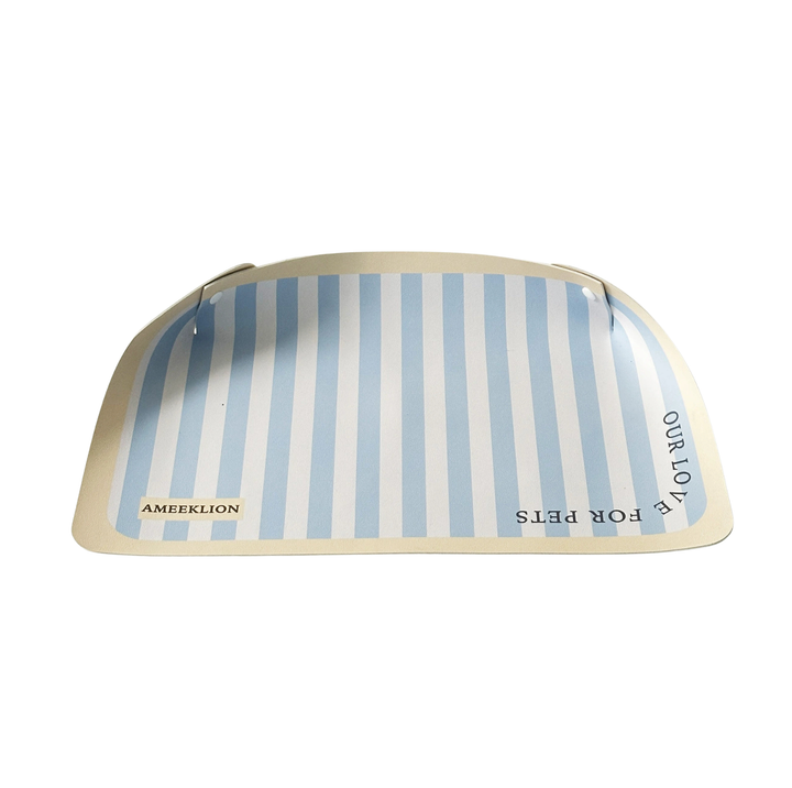 Strip Pattern Foldable PU Pet Feeding Mat