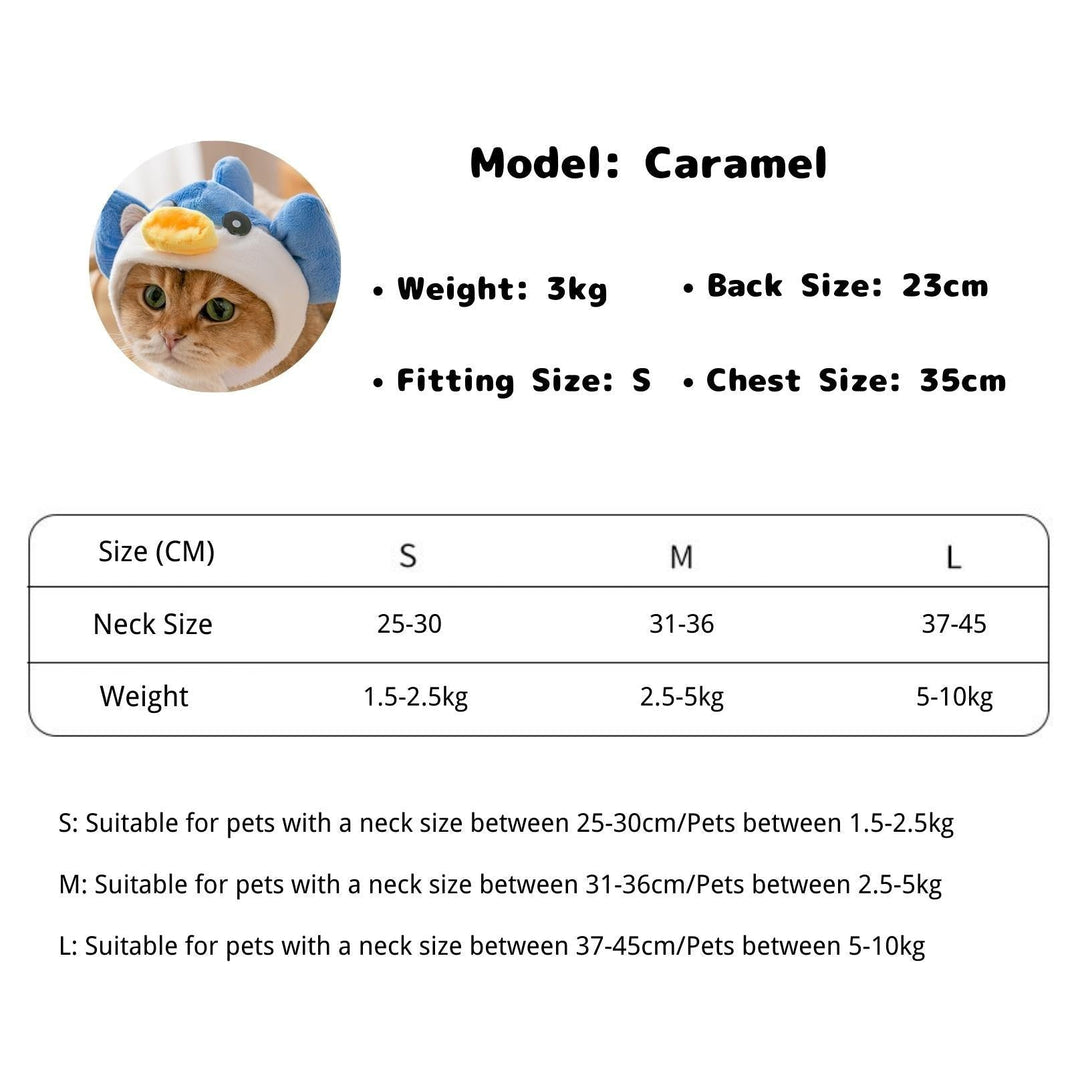 3D Cartoon Animal Velvet Pet Headdress for Festivals &amp; Parties