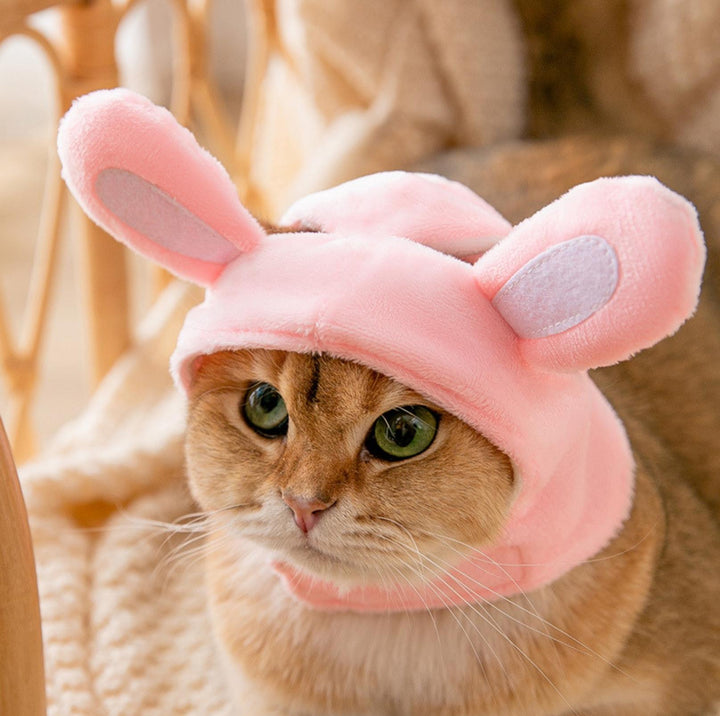 3D Cartoon Animal Velvet Pet Headdress for Festivals &amp; Parties
