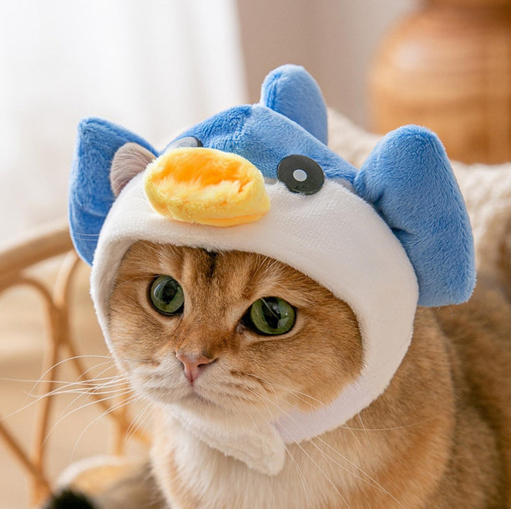 3D Cartoon Animal Velvet Pet Headdress for Festivals &amp; Parties