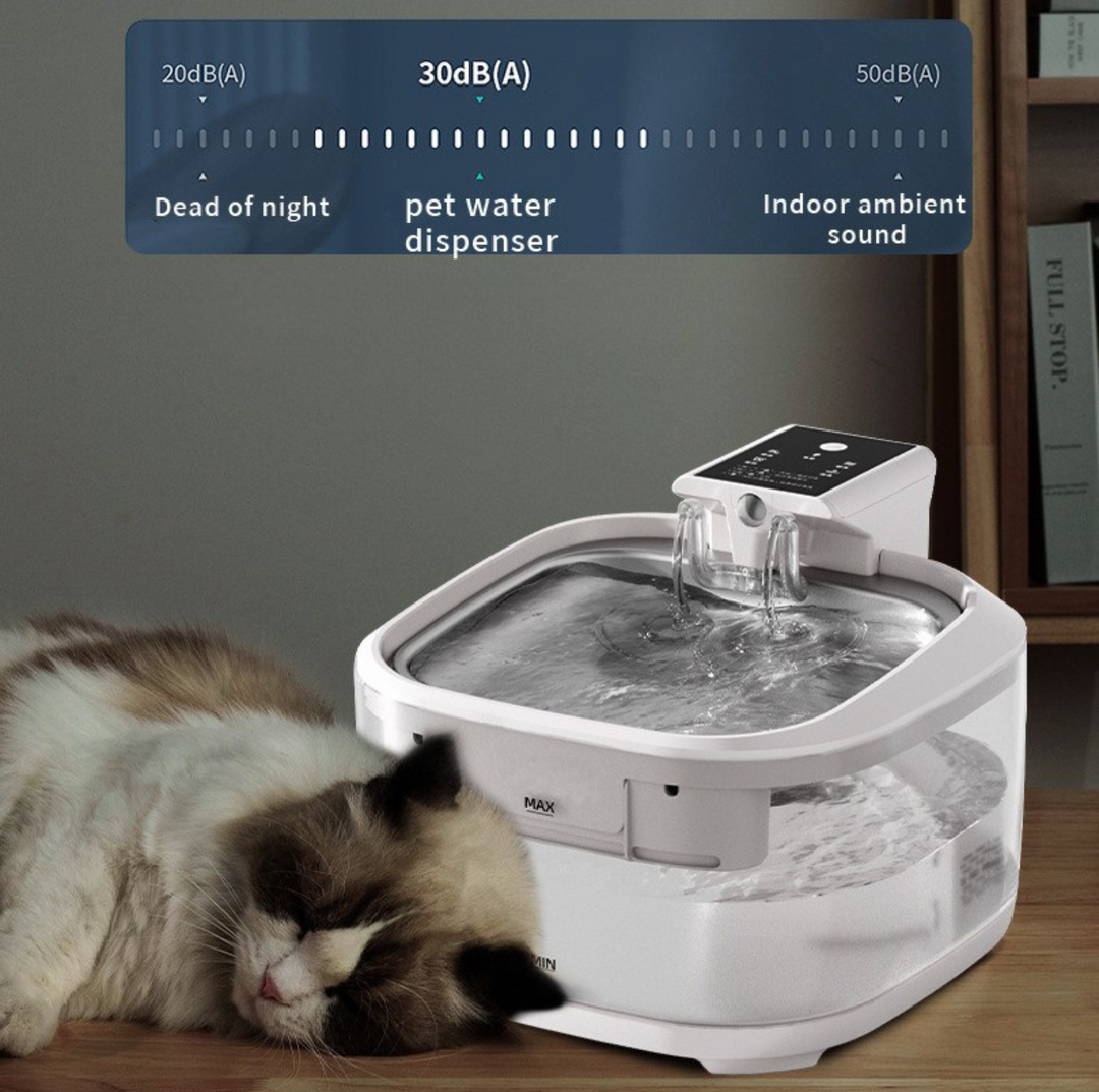4.5L Rechargeable Wireless Pet Water Fountain