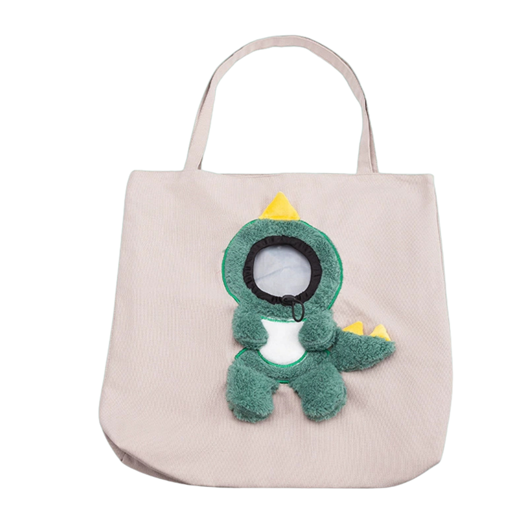 Cute Canvas Pet Carrier Tote Bag