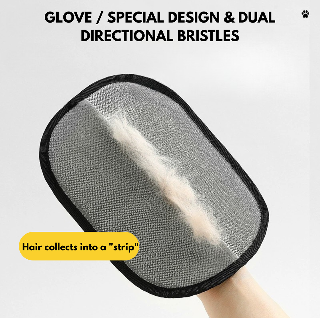 Electrostatic Pet Hair Removal Glove for Clothing, Sofas &amp; Pet Furniture