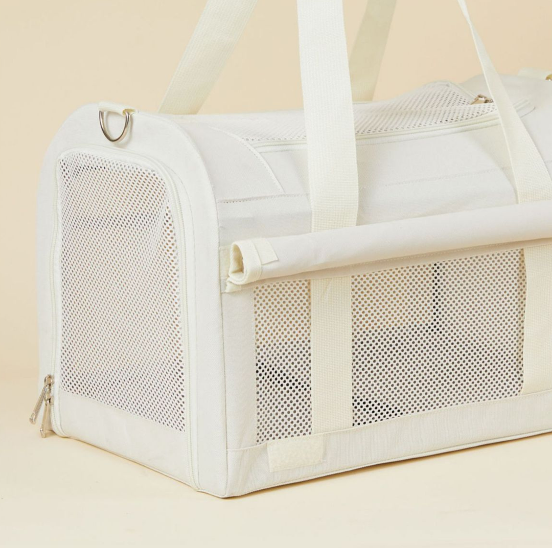 Oxford Dome Pet Travel Carrier with Side Opening for Cats &amp; Small Dogs