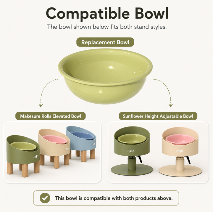 Makesure Ceramic Pet Bowl