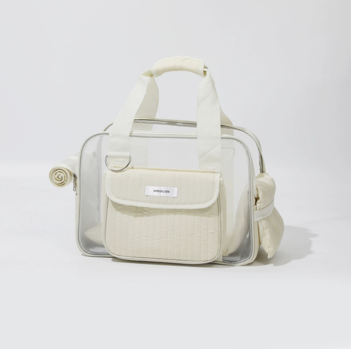 Quilted Mesh Pet Carrier Bag with Shoulder Strap - Up to 6 kg