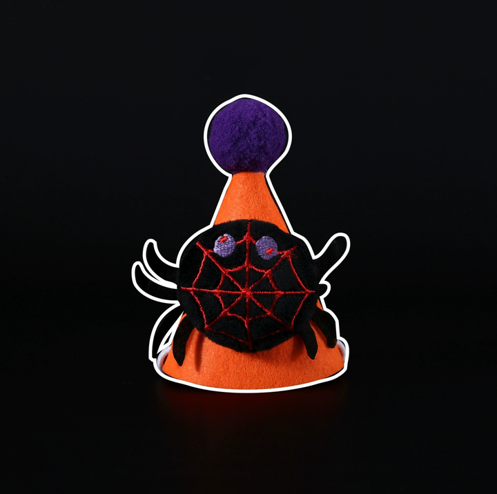 Halloween Pumpkin &amp; Spider Hat for Cats and Dogs