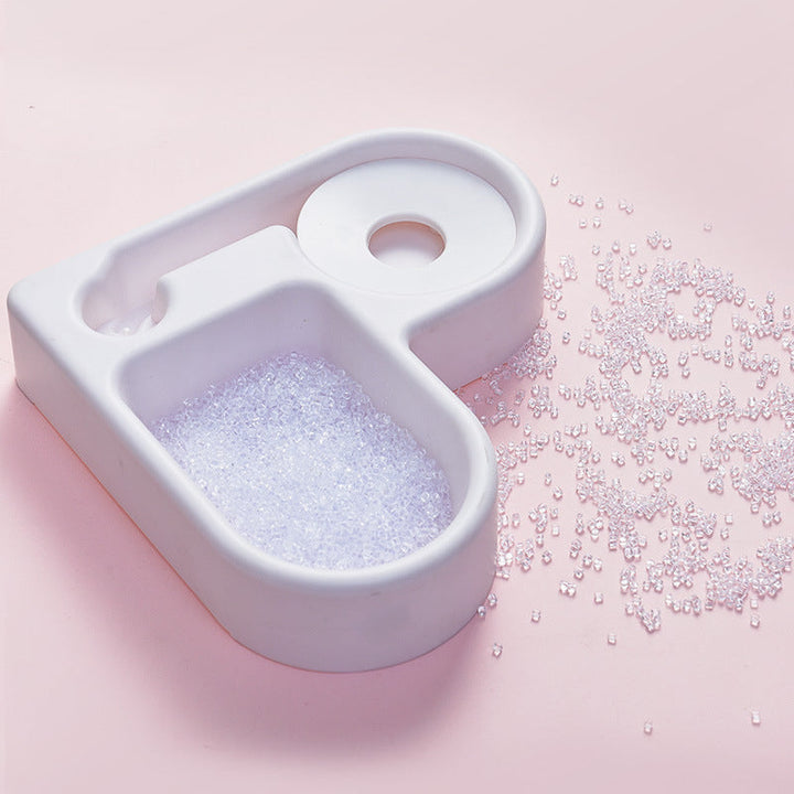 Heart-Shaped Feeding Bowl Station