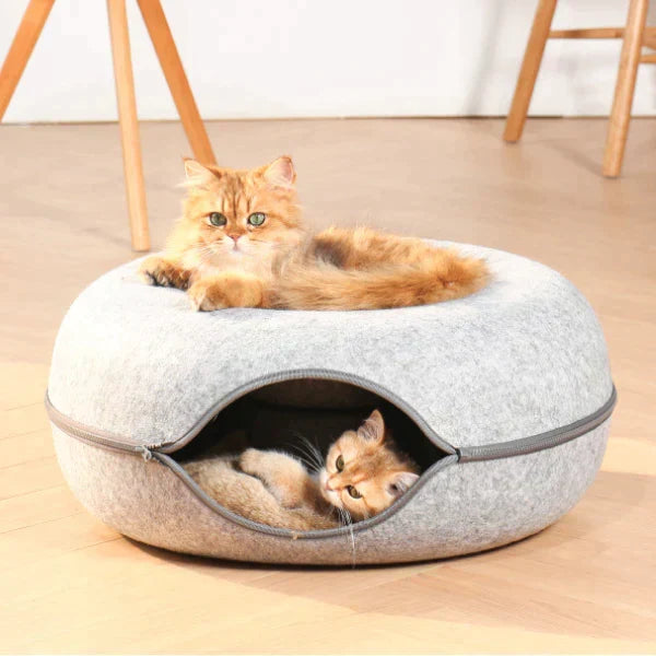 Luxurious Cat Bed and Playhouse – SchnurrNest