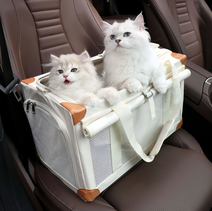 Oxford Boxy Pet Travel Tote Carrier for Cats &amp; Small Dogs