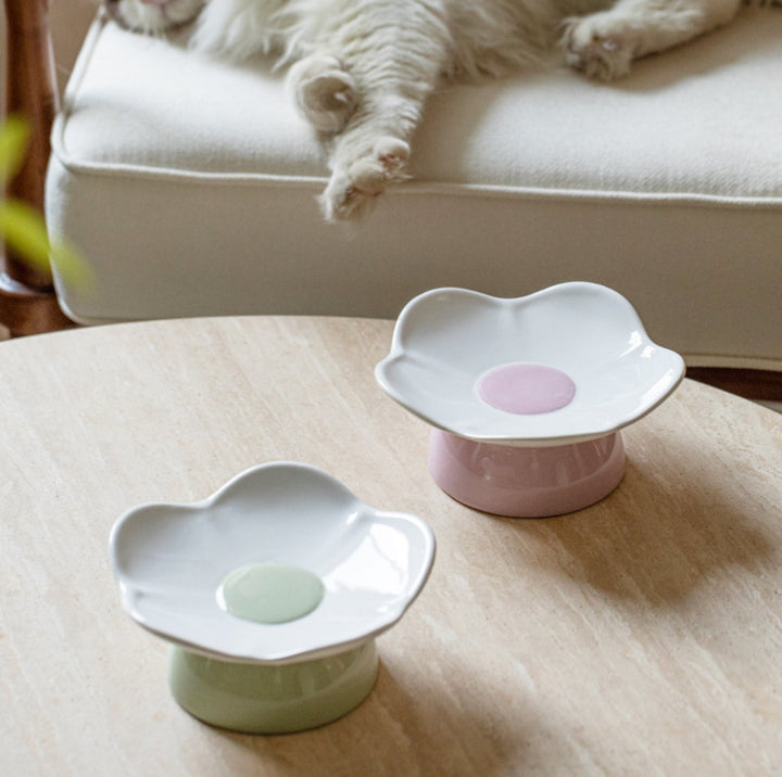 Sweet Flower Pet Ceramic Bowl