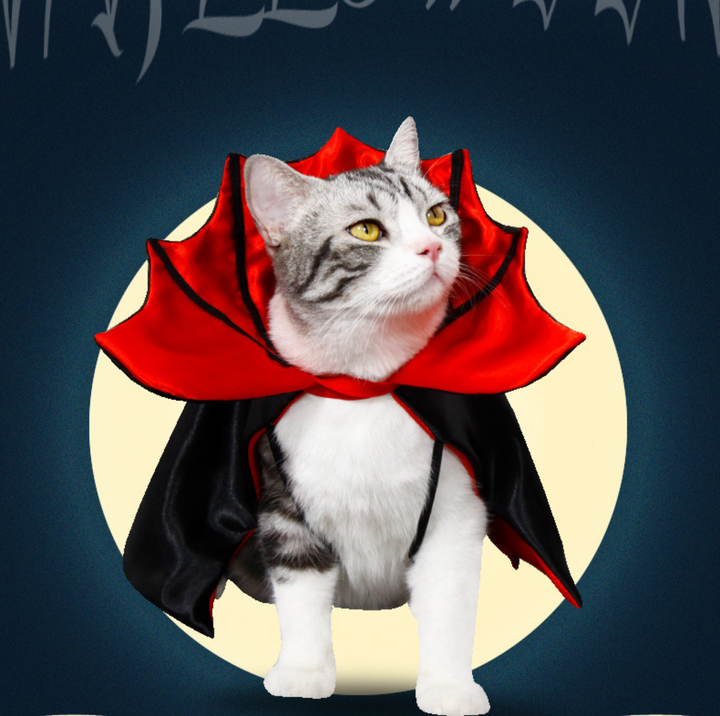 Halloween Vampire Cape for Cats and Dogs