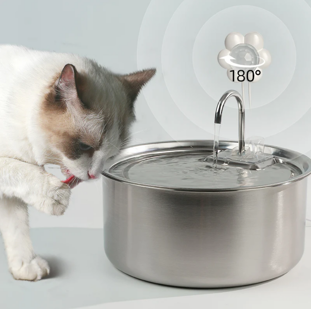 7L Stainless Steel Automatic Pet Water Fountain