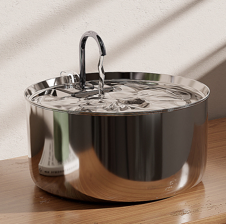7L Stainless Steel Automatic Pet Water Fountain