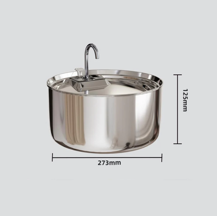 7L Stainless Steel Automatic Pet Water Fountain