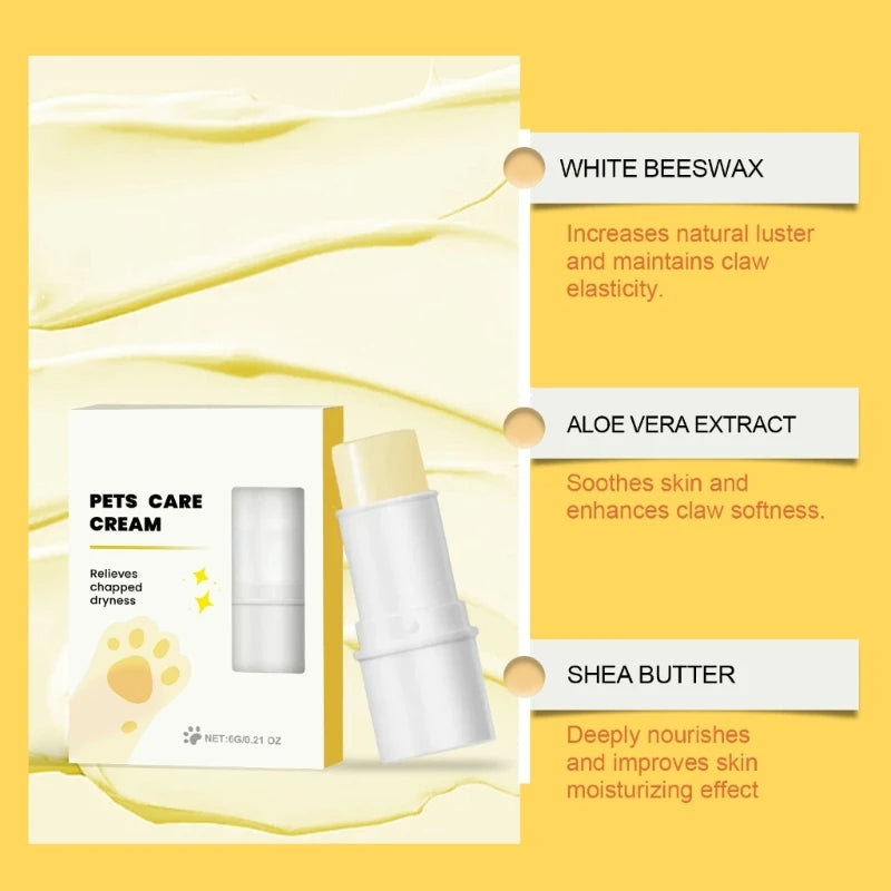 Nourishing and protective ointment stick for paws and nose