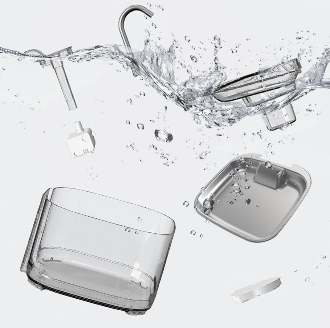 3.2L Automatic Pet Water Fountain – Stainless Steel Top