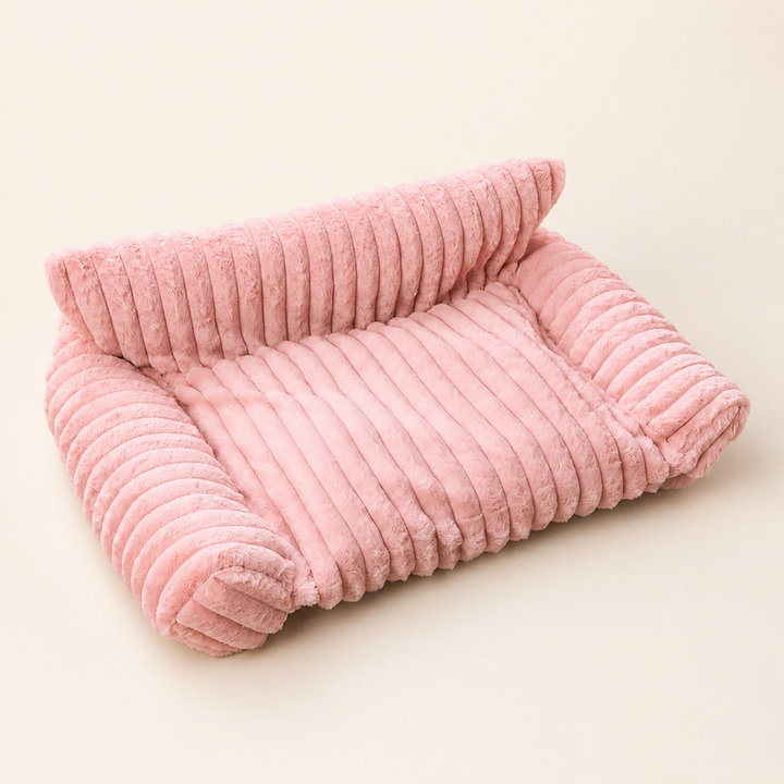 Fluffy Cloud Cat Sofa Bed with Soft Bolsters &amp; Washable Covers