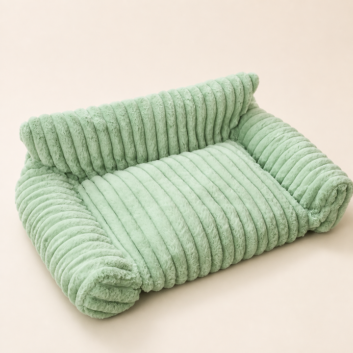 Fluffy Cloud Cat Sofa Bed with Soft Bolsters &amp; Washable Covers