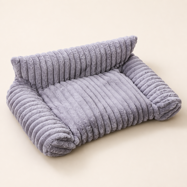 Fluffy Cloud Cat Sofa Bed with Soft Bolsters &amp; Washable Covers