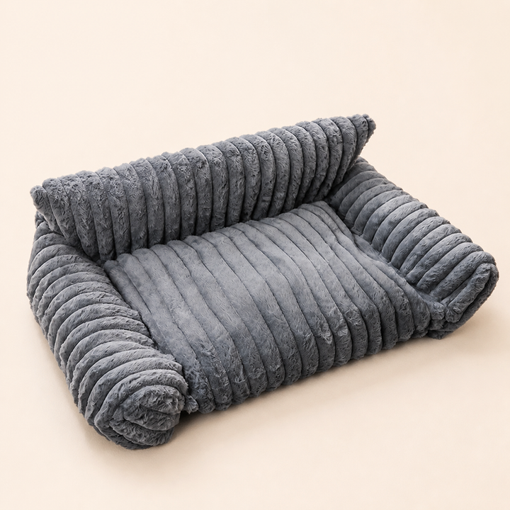 Fluffy Cloud Cat Sofa Bed with Soft Bolsters &amp; Washable Covers