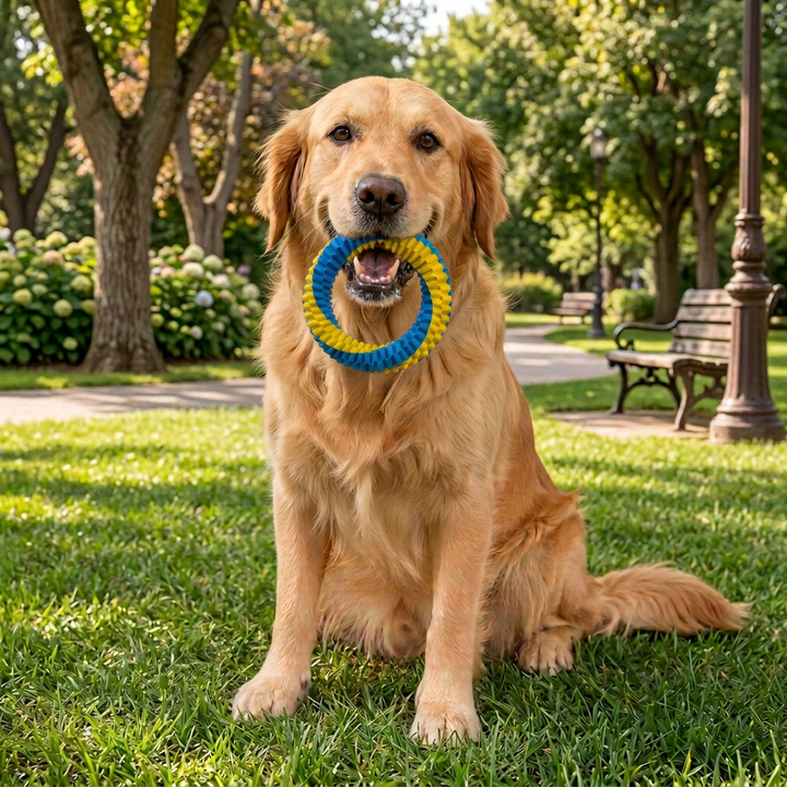 Durable Woven Ring Tug &amp; Chew Toy for Dogs