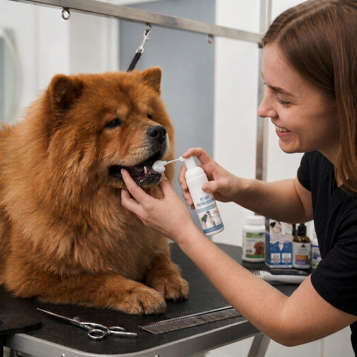 Dog Dental Cleaning Foam – Brighter Teeth &amp; Fresh Breath