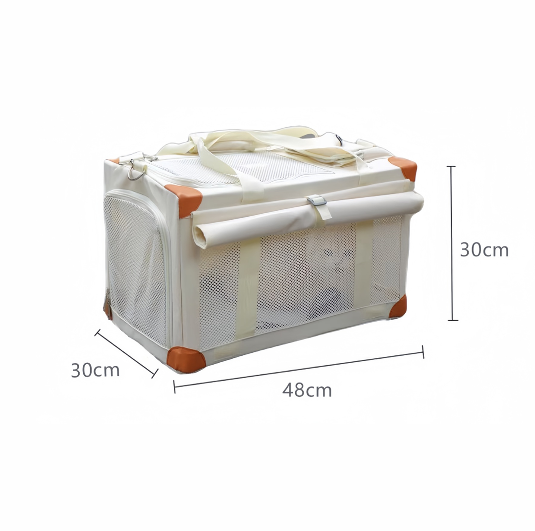 Oxford Boxy Pet Travel Tote Carrier for Cats &amp; Small Dogs