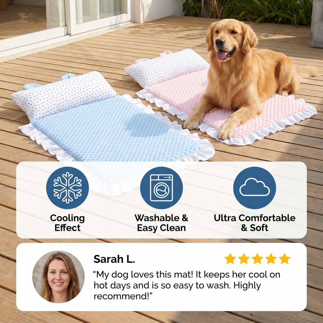 Cooling Dog Bed for Hot Days – Soft, Washable &amp; Comfortable