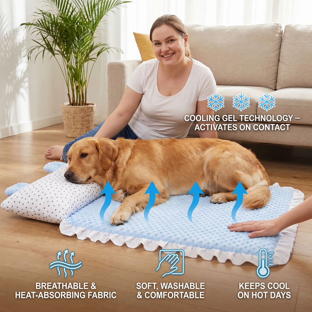 Cooling Dog Bed for Hot Days – Soft, Washable &amp; Comfortable