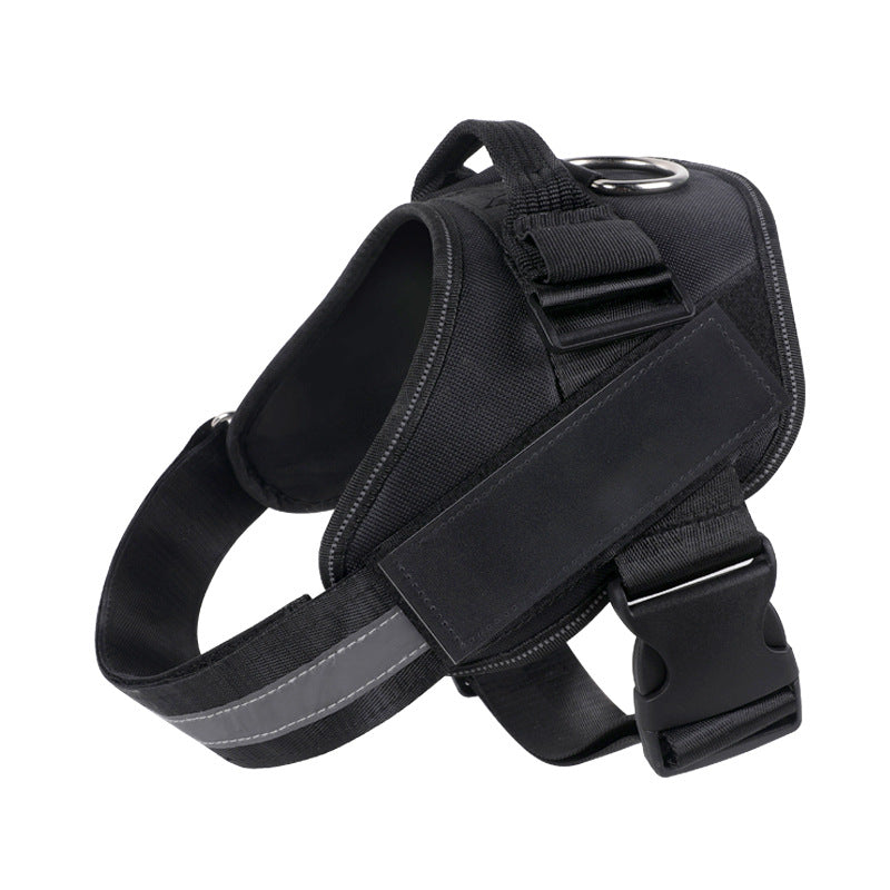 Reflective Adjustable Dog Harness with 3 Leash Clips – Padded for Walking &amp; Training
