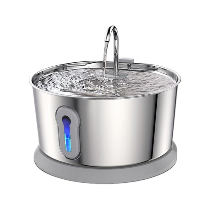 Smart Antibacterial Stainless Steel Pet Water Fountain – 4L Ultra-Quiet for Improved Pet Hydration &amp; Health