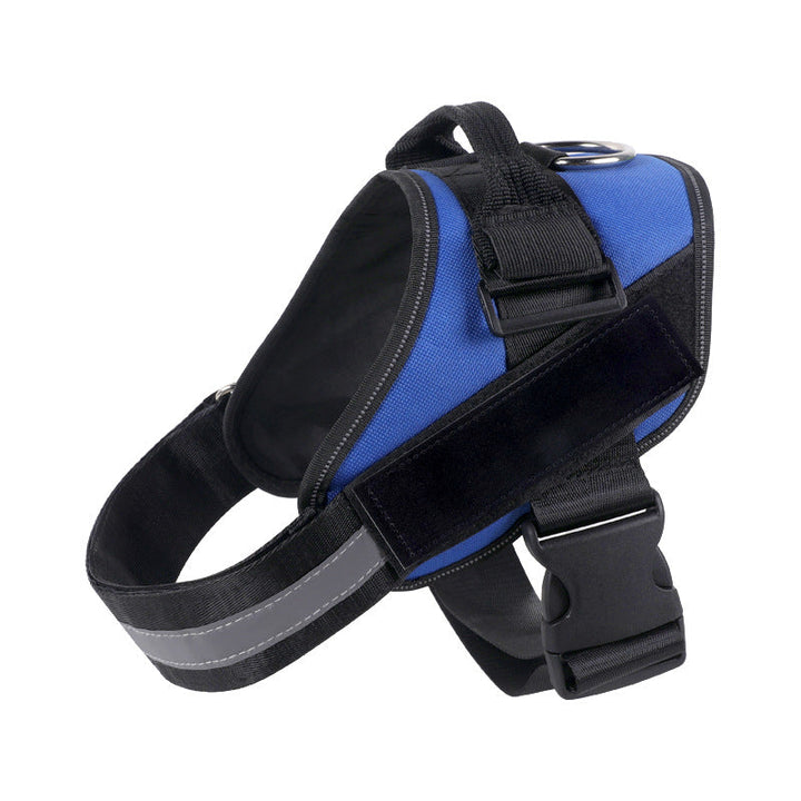 Reflective Adjustable Dog Harness with 3 Leash Clips – Padded for Walking &amp; Training