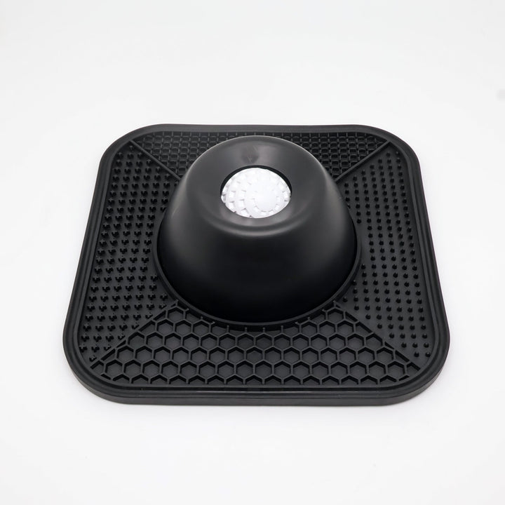 2in1 Slow Feeder Dog Bowl with Lick Mat