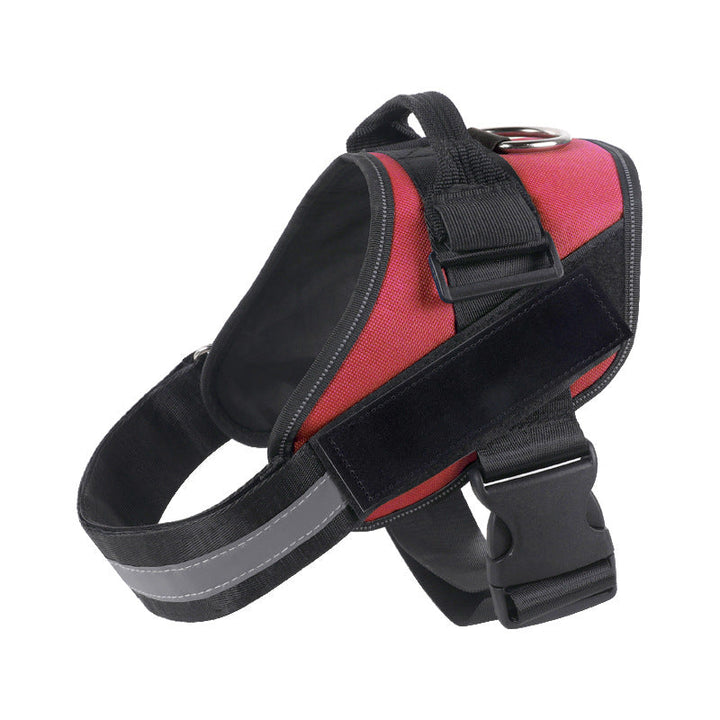 Reflective Adjustable Dog Harness with 3 Leash Clips – Padded for Walking &amp; Training