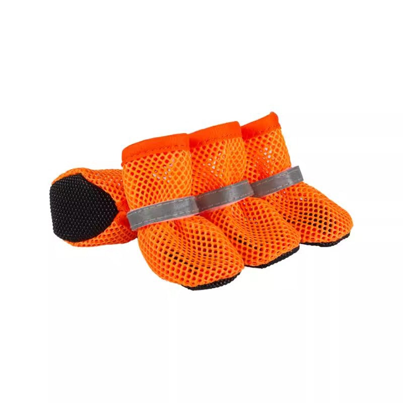 Breathable Mesh Dog Shoes for Hot Days – Soft Sole for Small &amp; Large Dogs