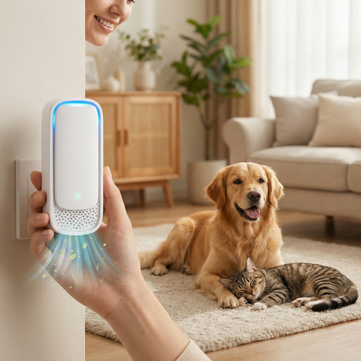Portable Air Purifier &amp; Odour Eliminator – Ideal for Pet Homes