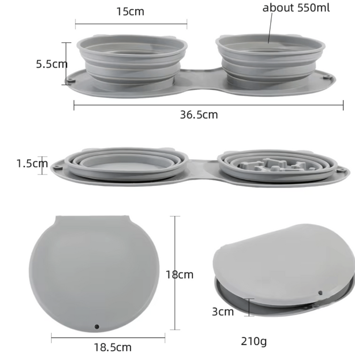 2-in-1 On-the-Go Food Bowl