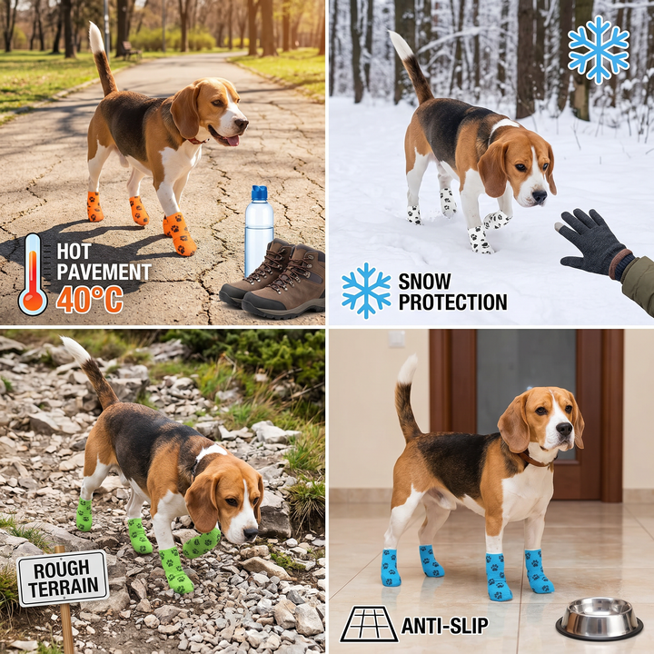 Self-Adhesive Pet Bandage Wrap for Hot Pavement &amp; Snow Protection
