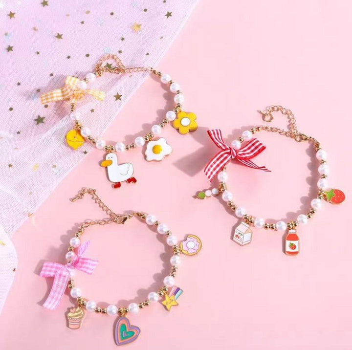 Cute Adjustable Ice-cream Strawberry &amp; Duck Pet Necklace