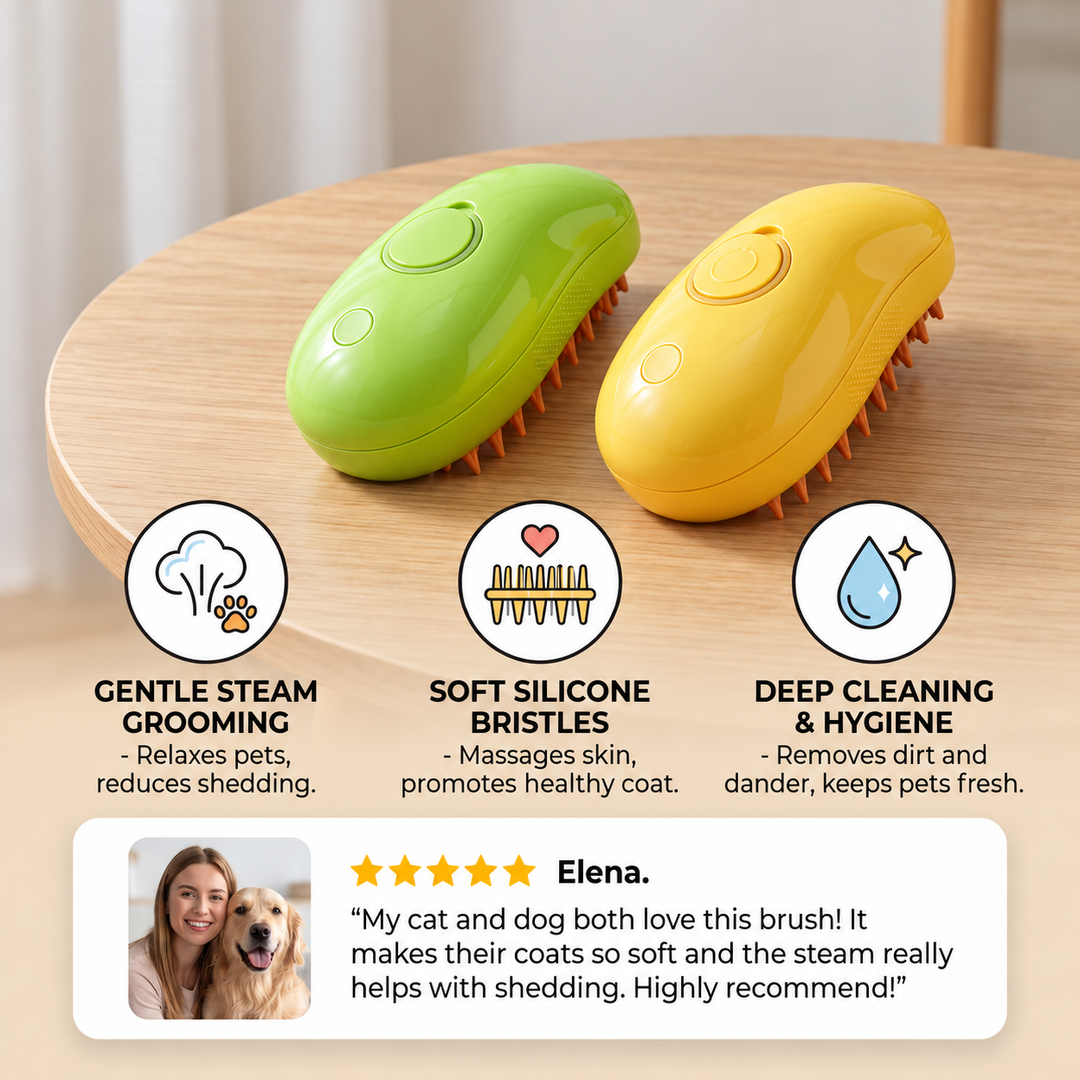 Steam Brush For Pets
