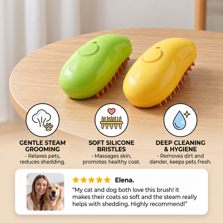 Steam Brush For Pets