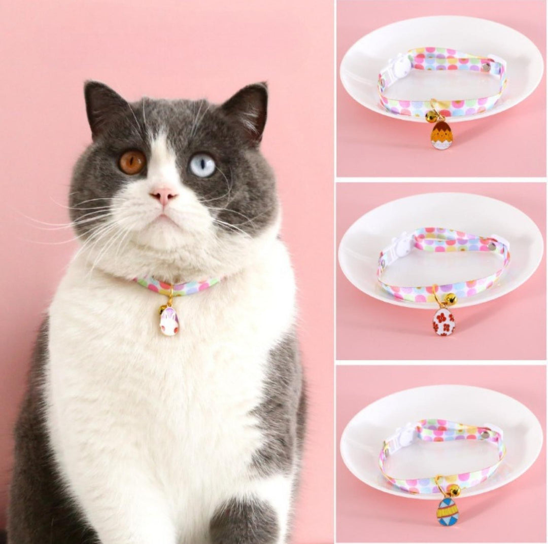 Easter Egg Design Adjustable Pet Collar